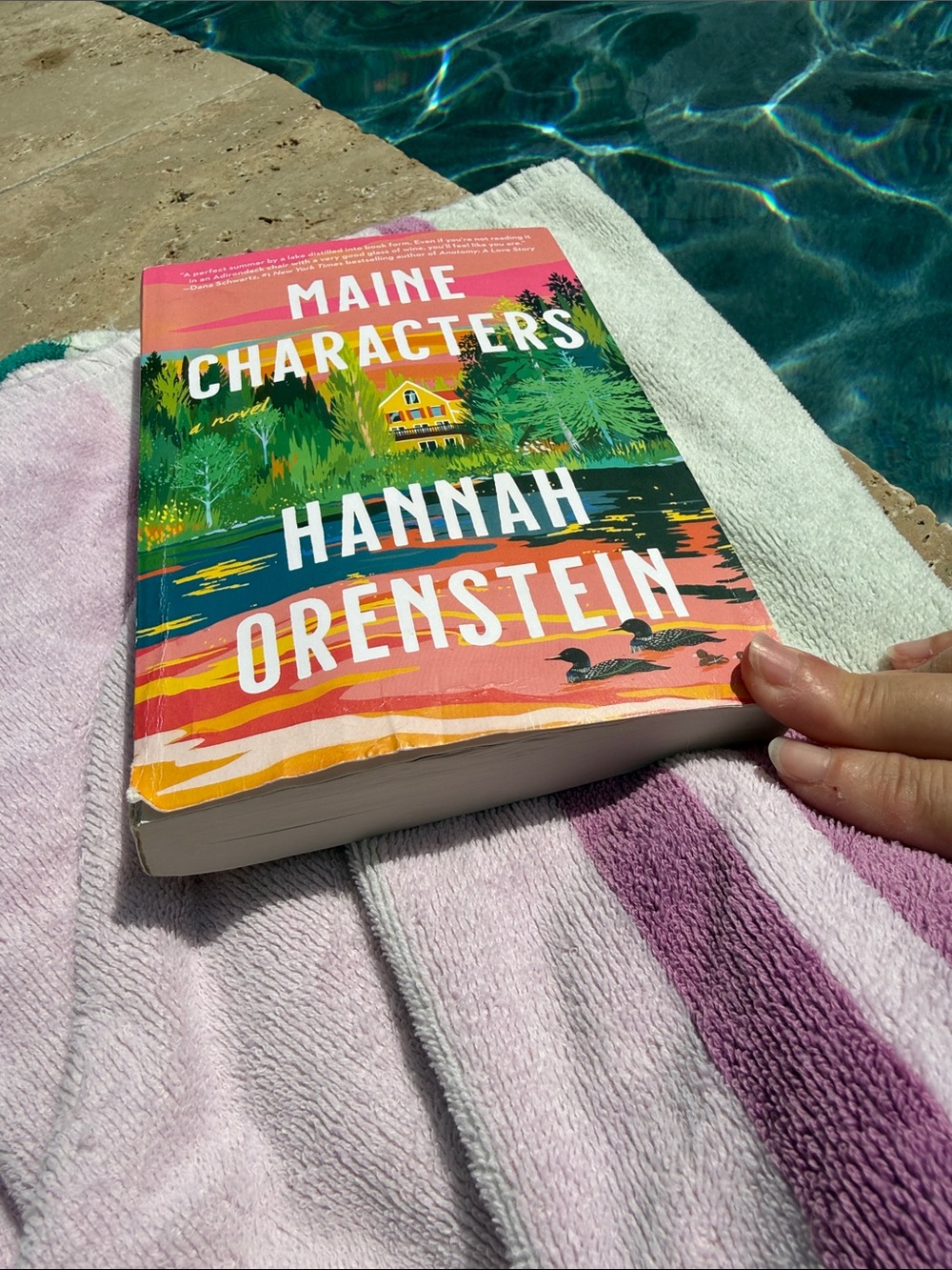 Book Club Fiction Novel “Maine Characters“ Hannah Orenstein Paperback